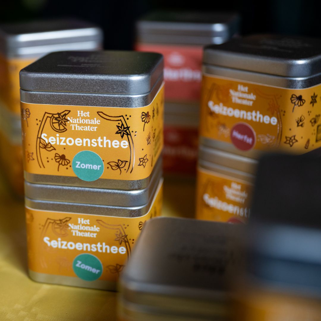 Blikje seizoensthee